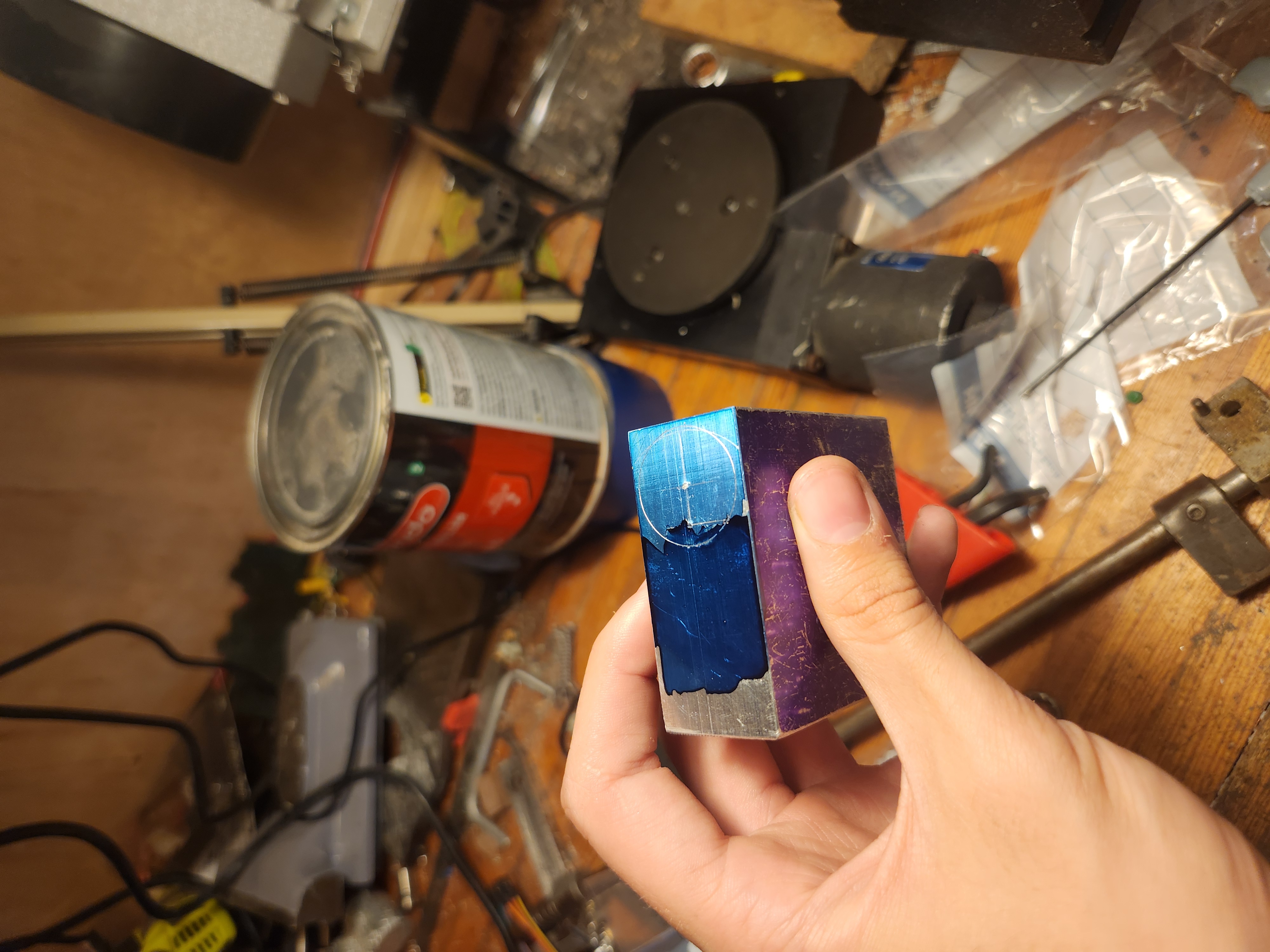 Cutting bearing seats and drilling main hole